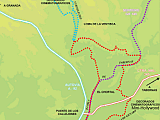 Mapa sendero del desierto PR-A 269